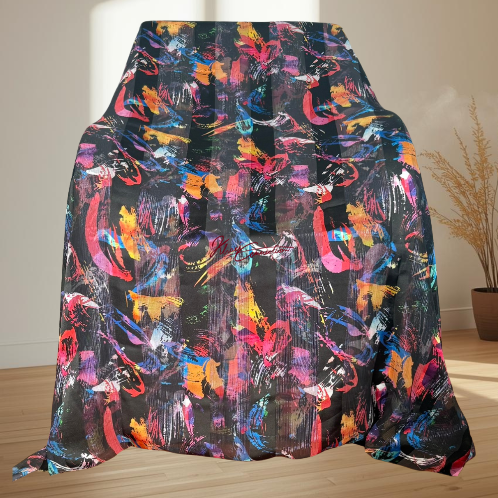 Black Art Satin Stripes Jaiñsem