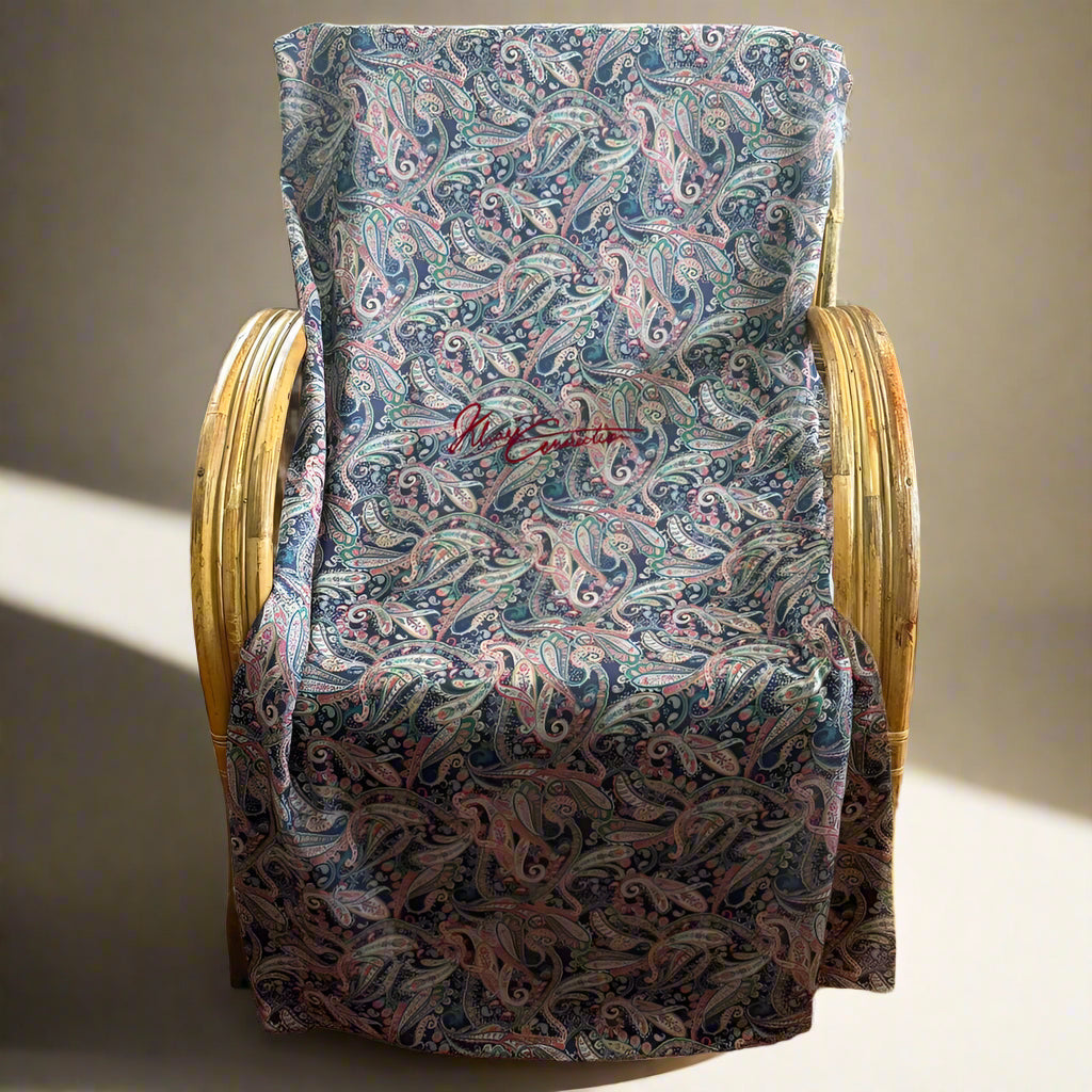 Blue All-Over Pink Paisley Jaiñsem