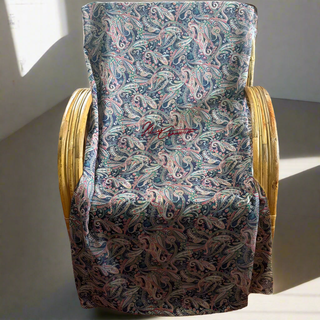 Blue All-Over Pink Paisley Jaiñsem