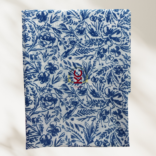 Blue Ink Floral Jaiñsem