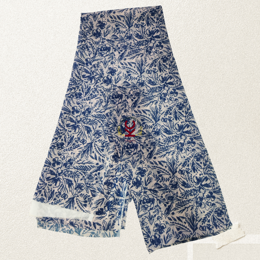 Blue Ink Floral Jaiñsem