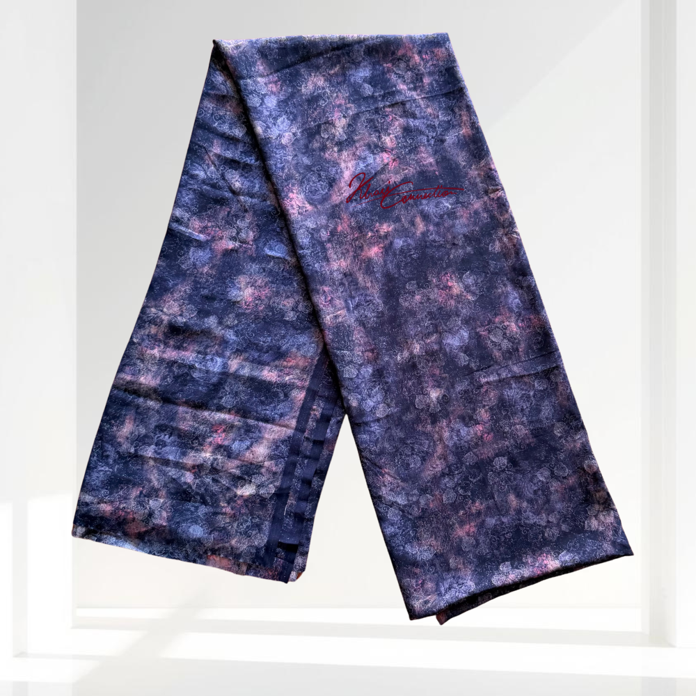 Blue Violet Floral Jaiñsem