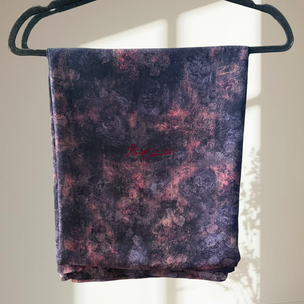 Blue Violet Floral Jaiñsem