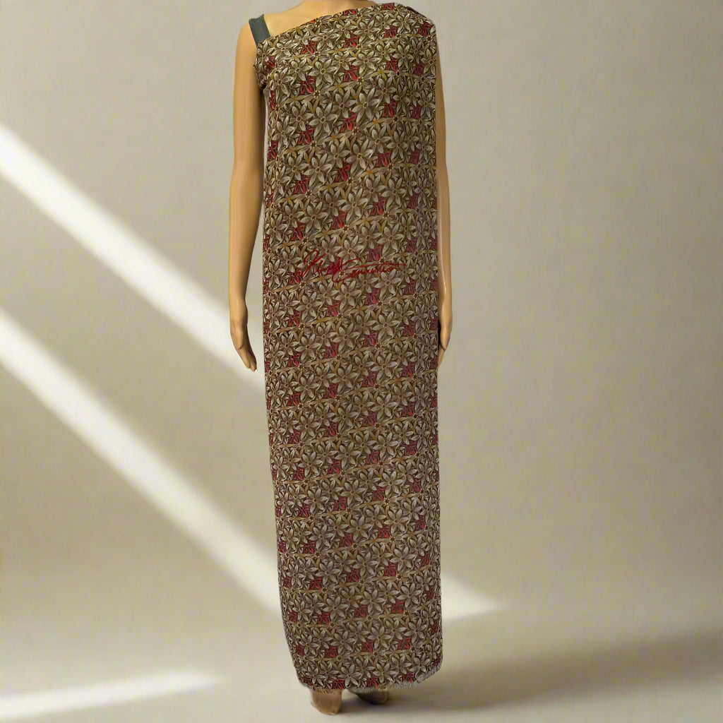 Brown All-Over Floral Jaiñsem