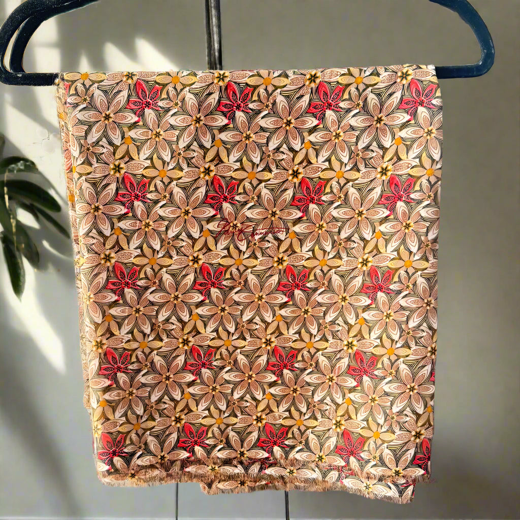 Brown All-Over Floral Jaiñsem