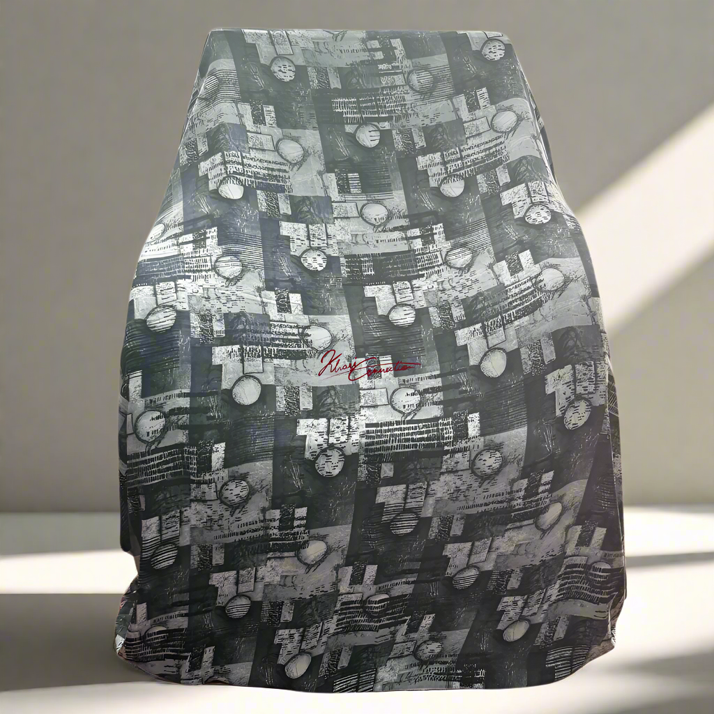 Grey Geometric Prints Jaiñsem