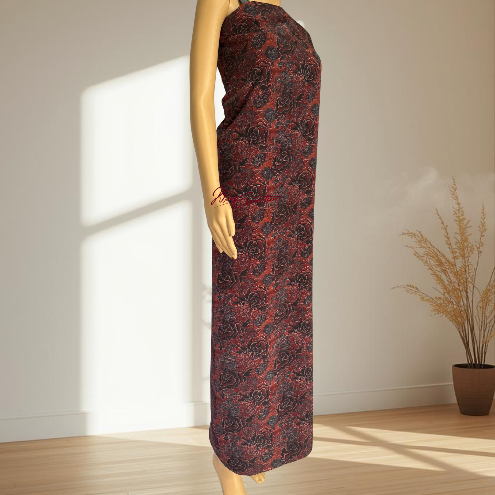 Brown Rust Floral Jaiñsem