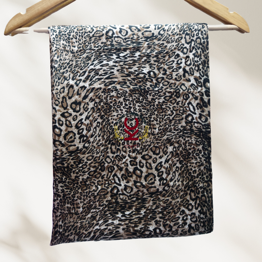 Chocolate Brown Leaporad Print Jaiñsem