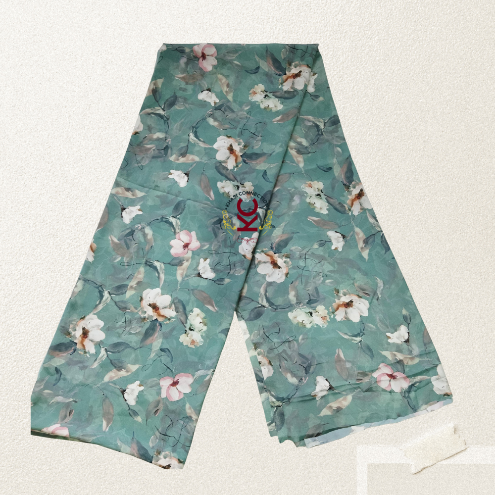 Coral Green Pink White Floral Jaiñsem