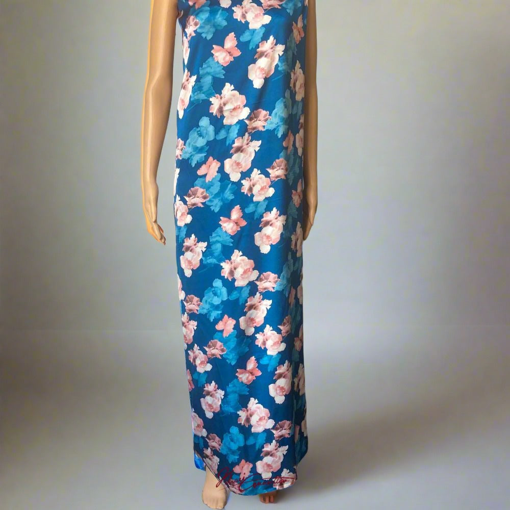 Dodger Blue Floral Jaiñsem