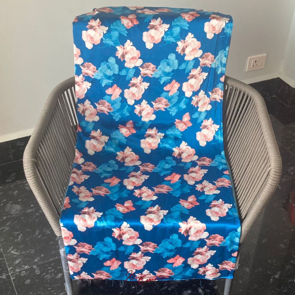 Dodger Blue Floral Jaiñsem