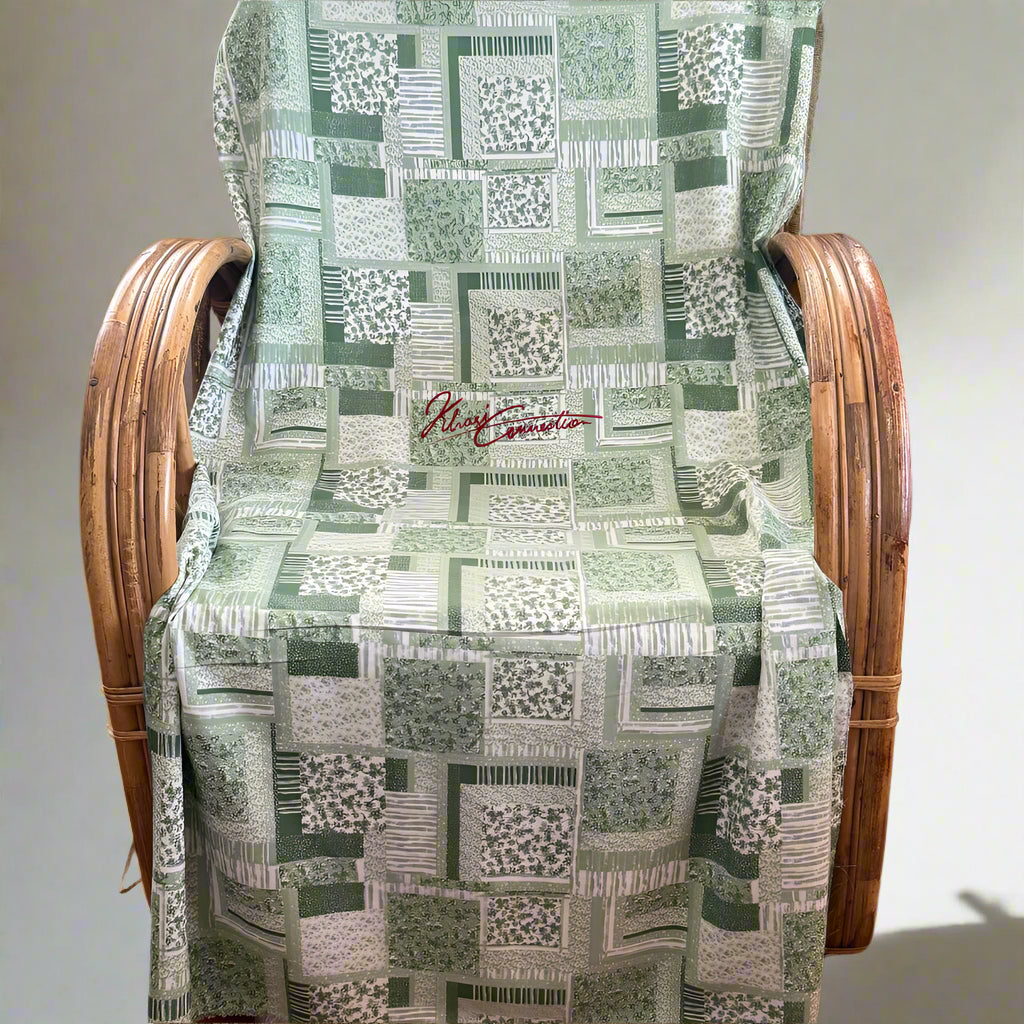 Green Floral Patches Jaiñsem