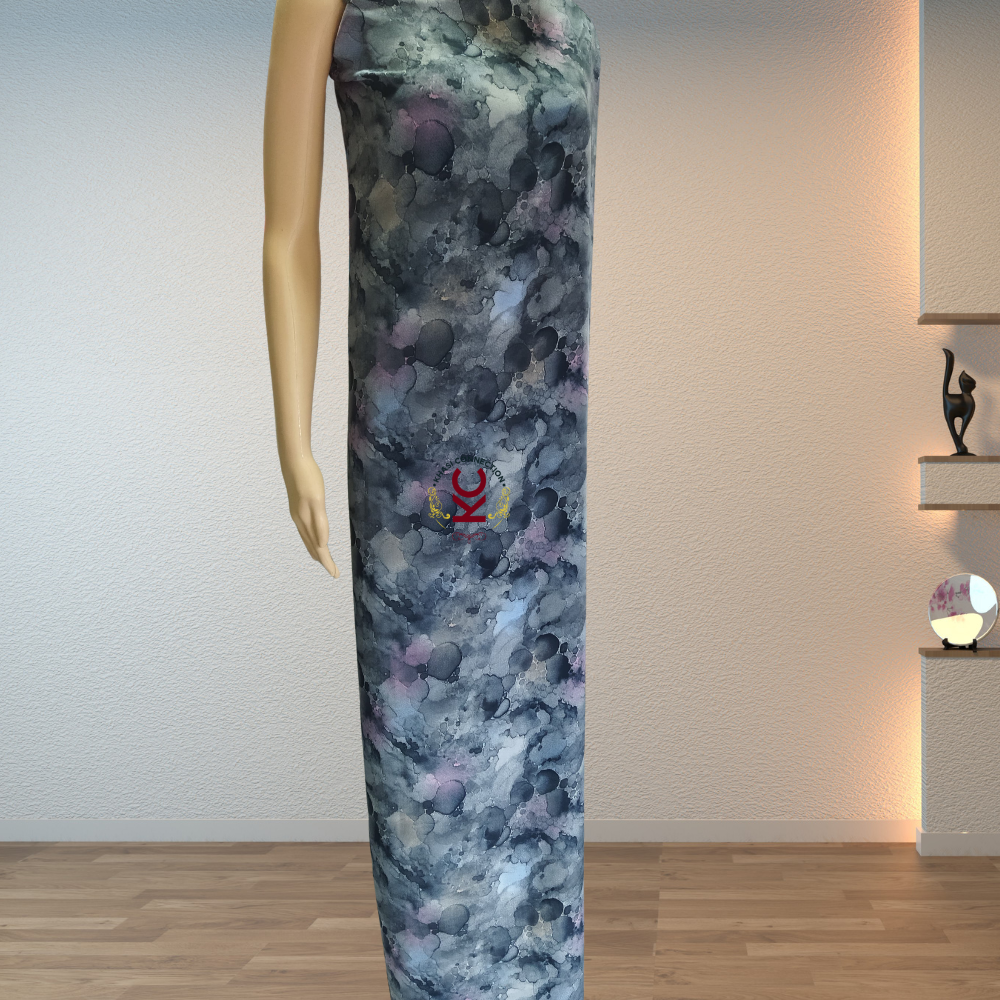 Grey Floating Paint Drops Jaiñsem