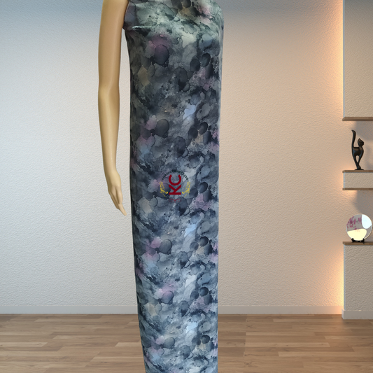 Grey Floating Paint Drops Jaiñsem