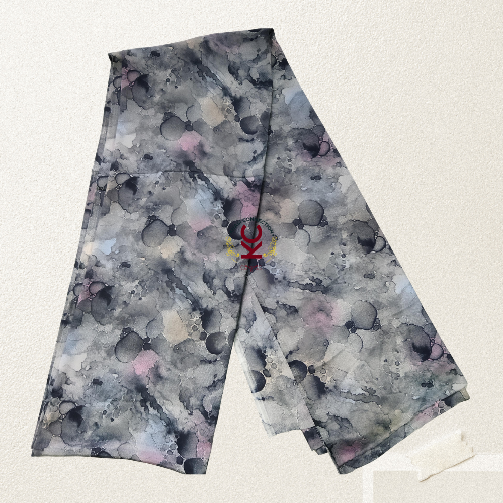 Grey Floating Paint Drops Jaiñsem