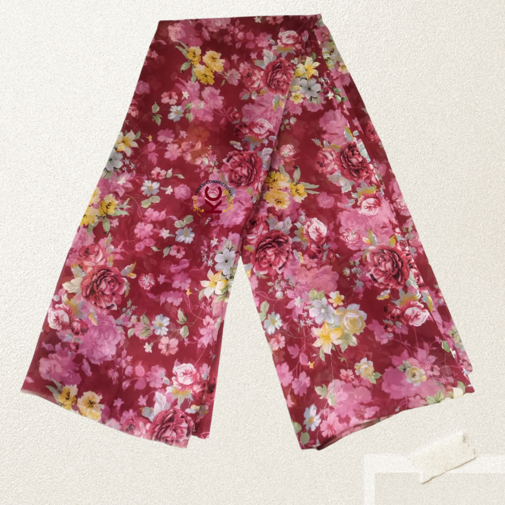 Maroon Multifloral Bouque Jaiñsem