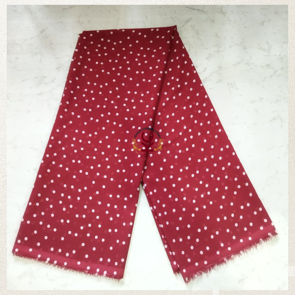 Maroon White Dot Jaiñsem