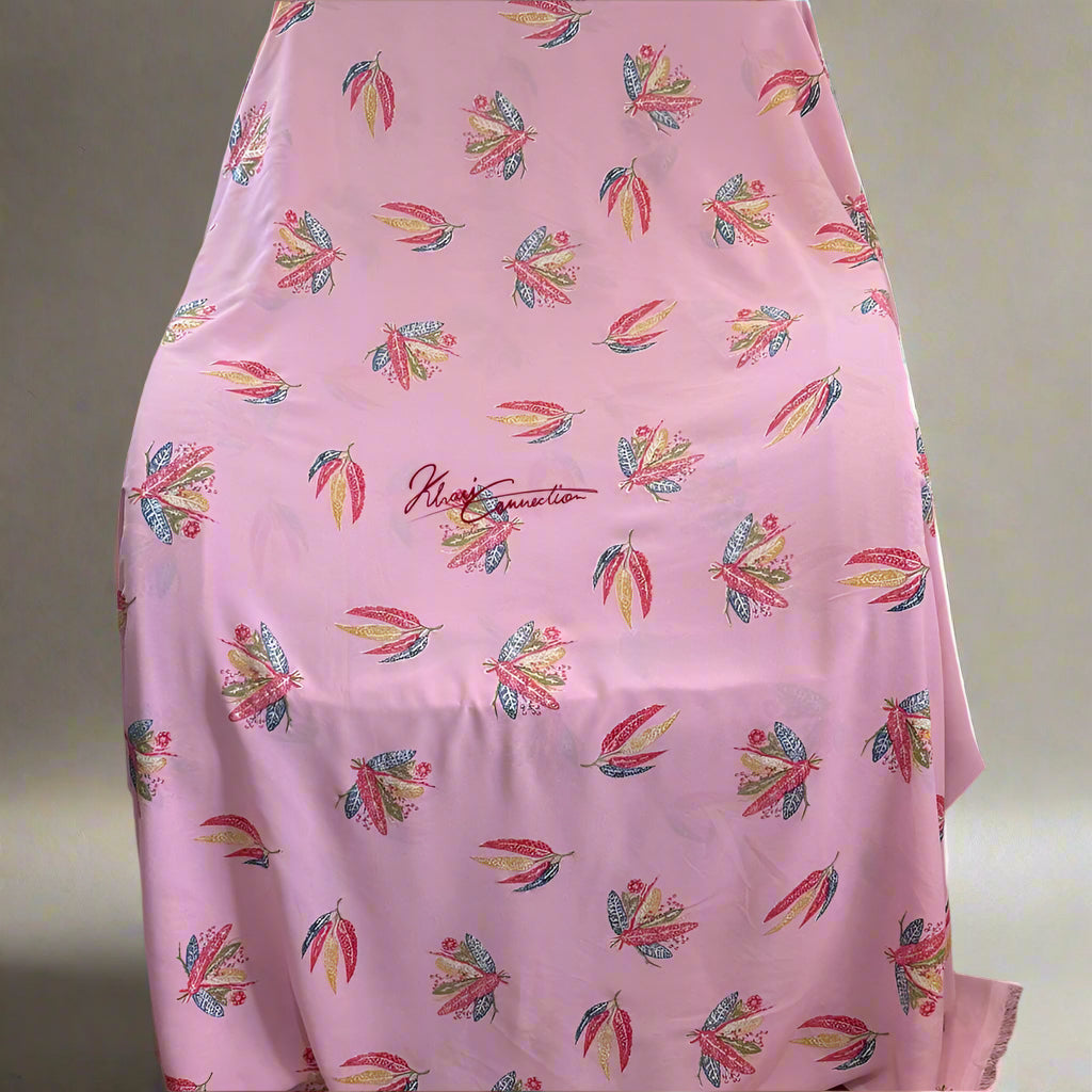 Pink Feathers With Leaves Jaiñsem