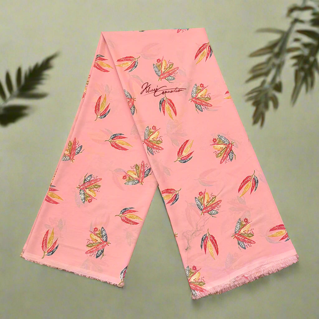 Pink Feathers With Leaves Jaiñsem