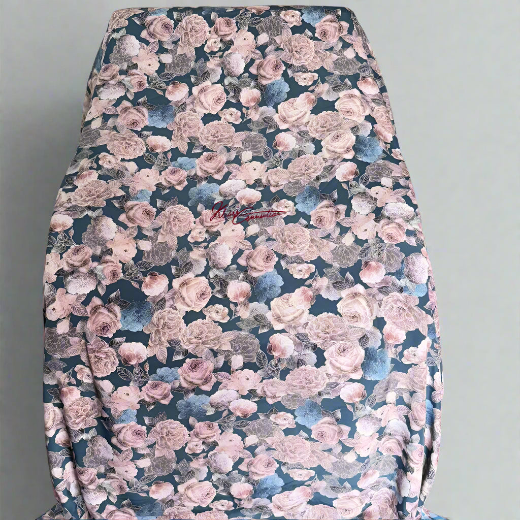 Prussian Blue Floral Jaiñsem