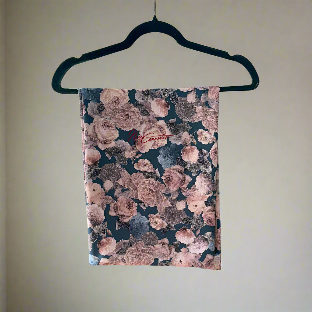 Prussian Blue Floral Jaiñsem