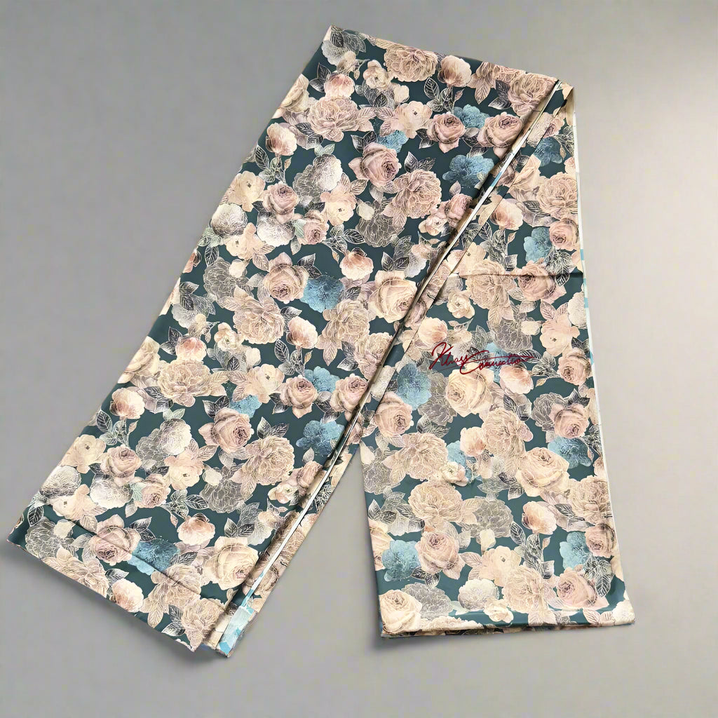 Prussian Blue Floral Jaiñsem
