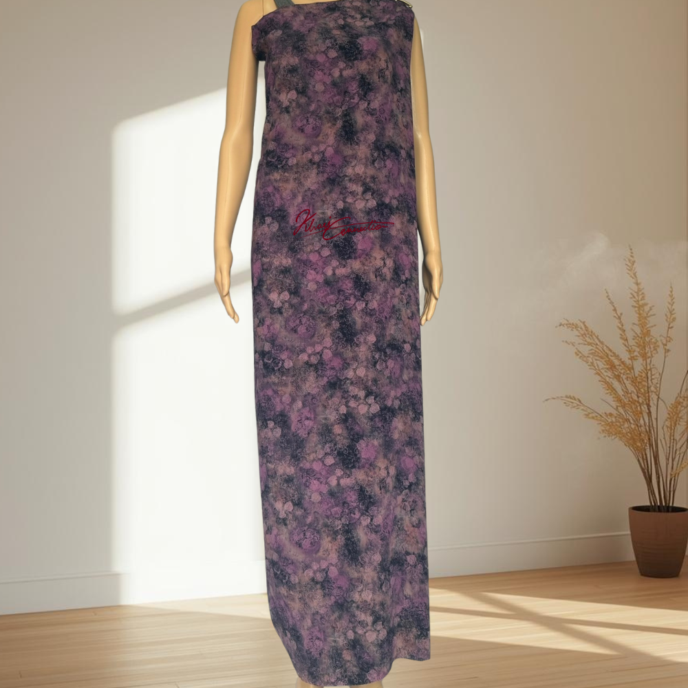 Purple Leaves Floral Jaiñsem