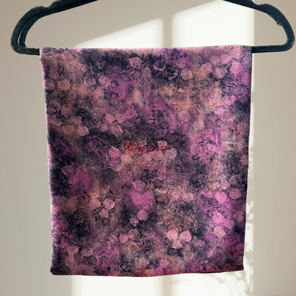 Purple Leaves Floral Jaiñsem