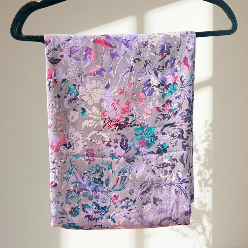 Purple Seamless Floral Jaiñsem