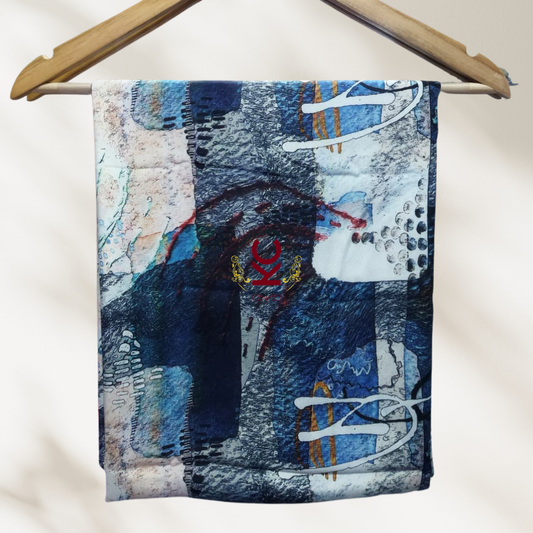 Sea Blue Gemetrical Bubble Jaiñsem