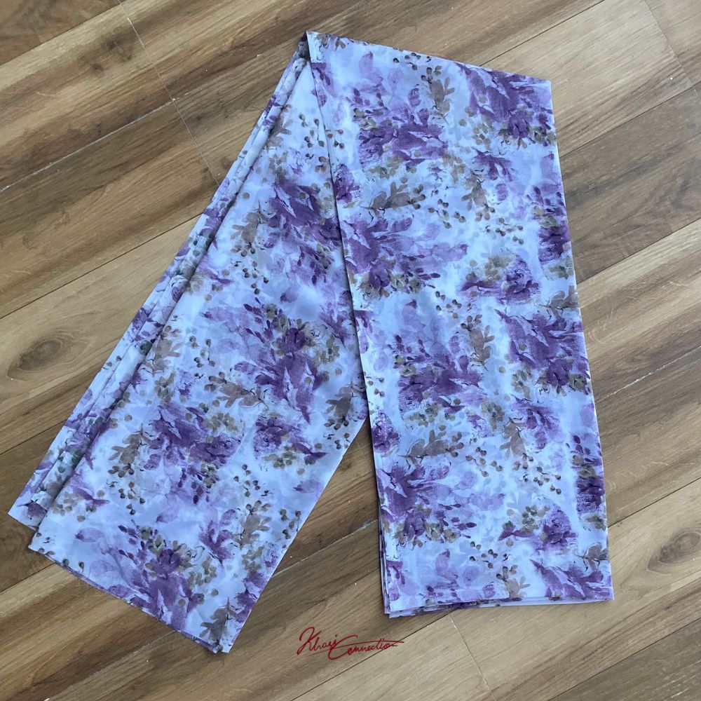 Soft Purple Floral Jaiñsem