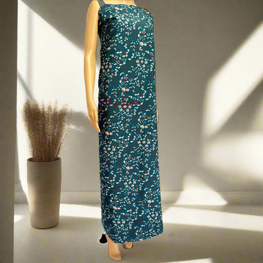 Teal Green Floral Jaiñsem