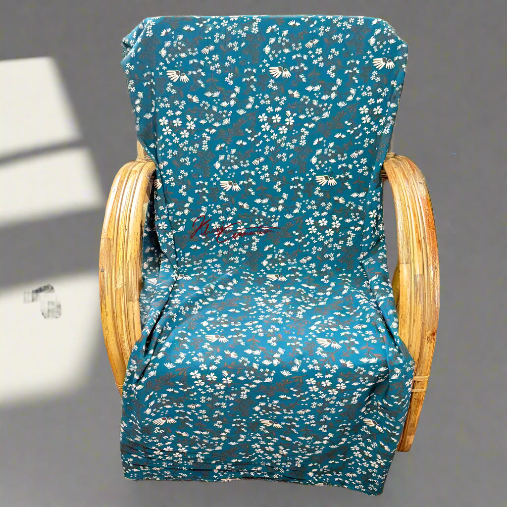 Teal Green Floral Jaiñsem
