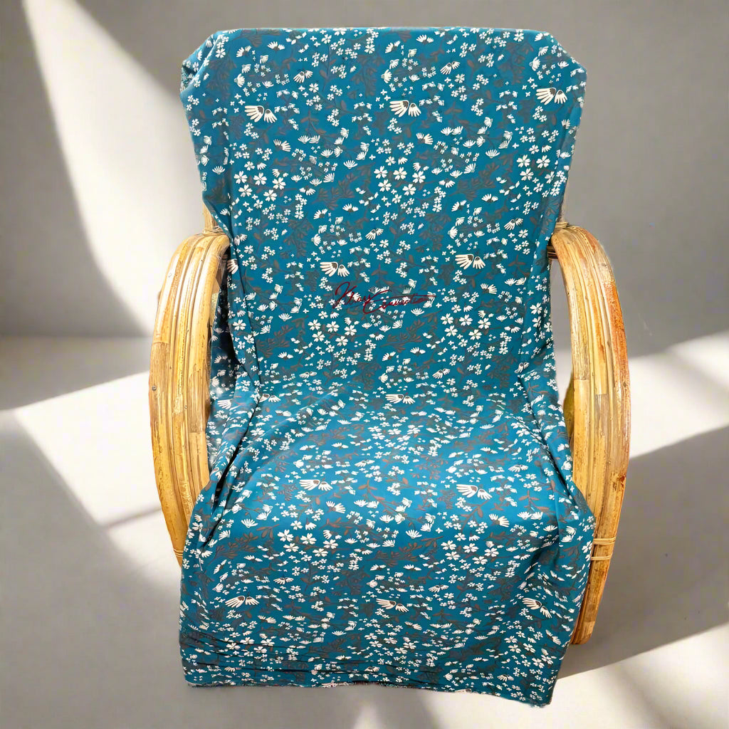 Teal Green Floral Jaiñsem