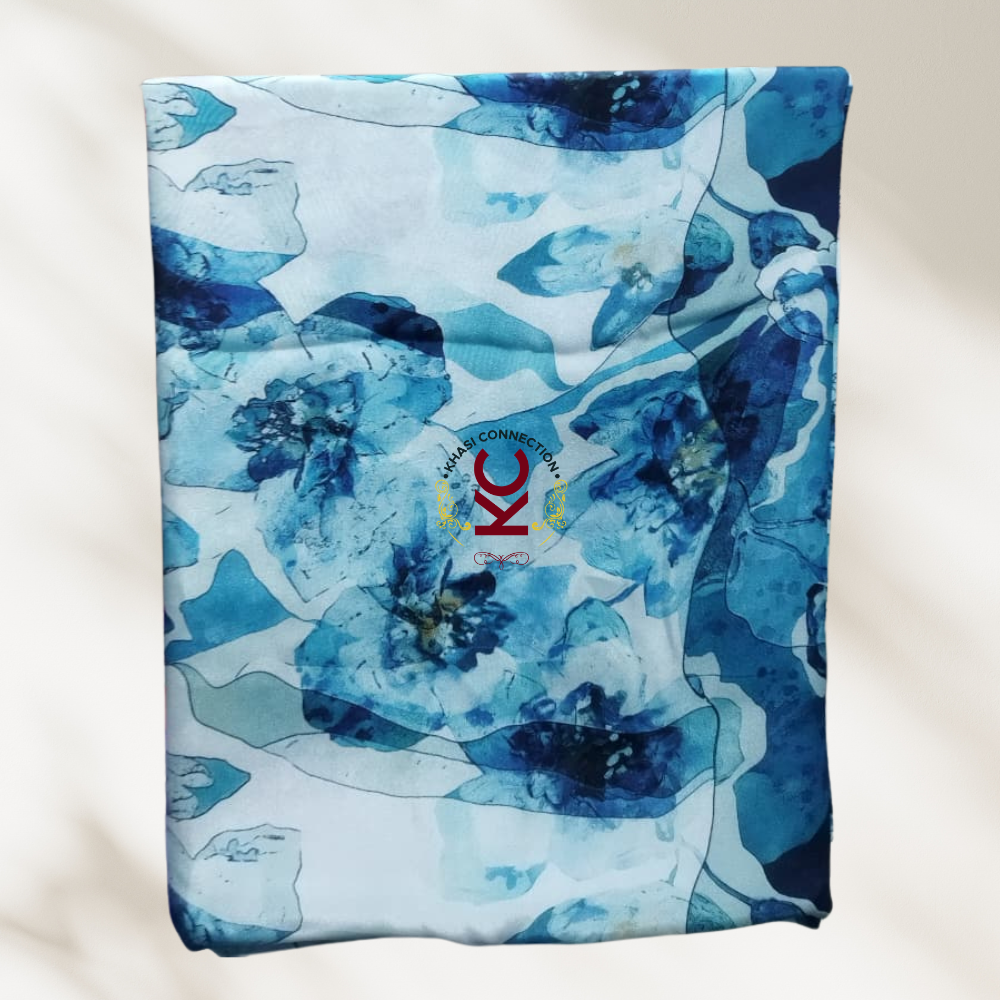 Turquoise Blue Abstract Jaiñsem