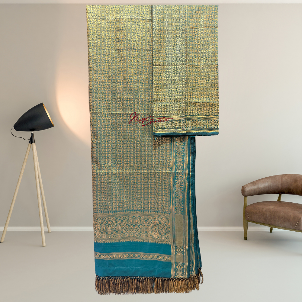 Turquoise Gold Dhara Khor