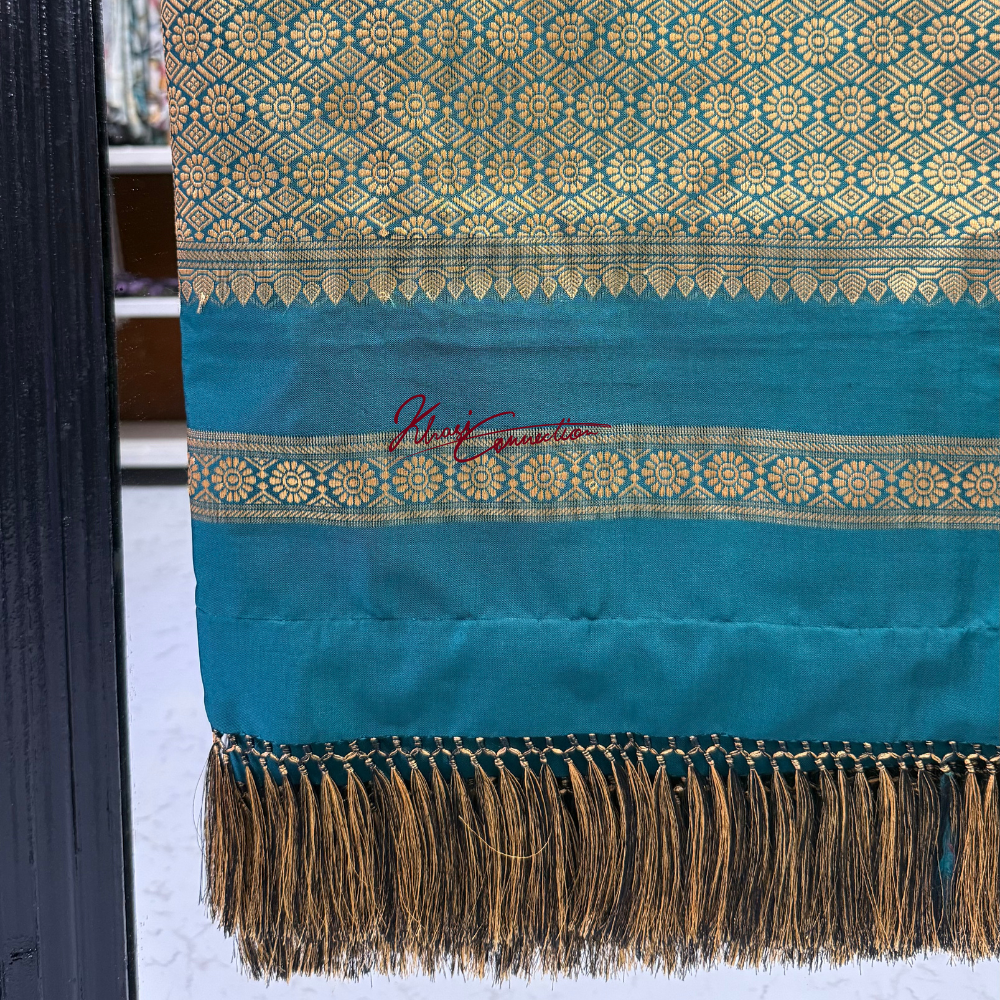 Turquoise Gold Dhara Khor