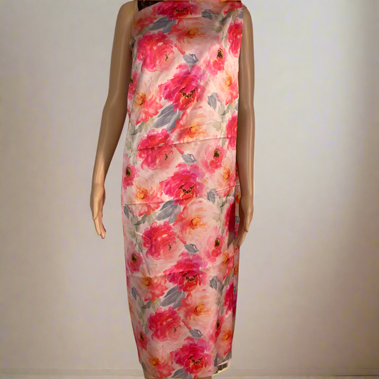 Yellow Pink All Over Floral Jaiñsem