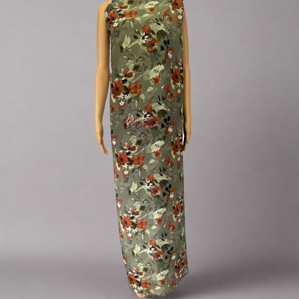 Rust Brown Flower Jaiñsem