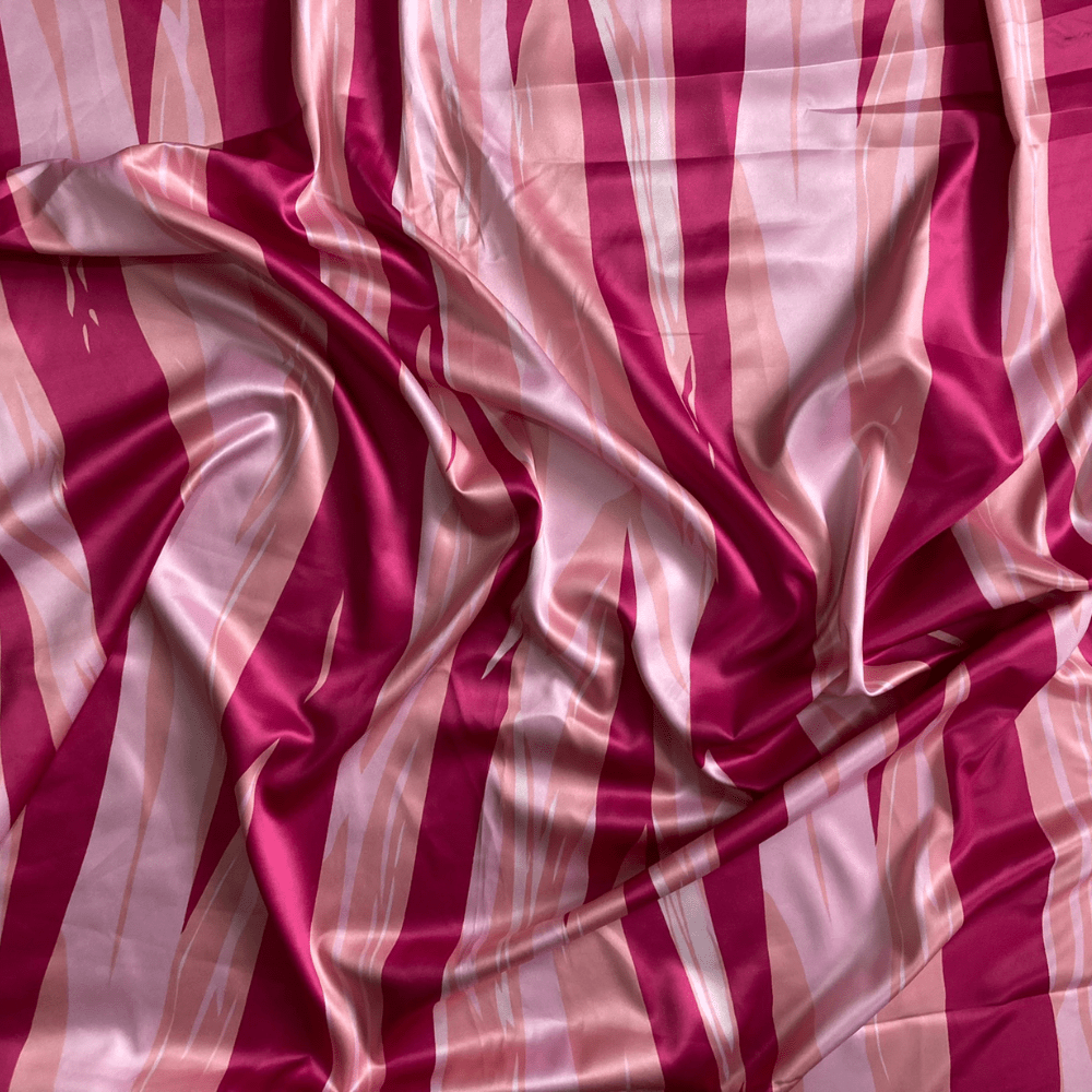 Cerise Pink Stripes Jaiñsem