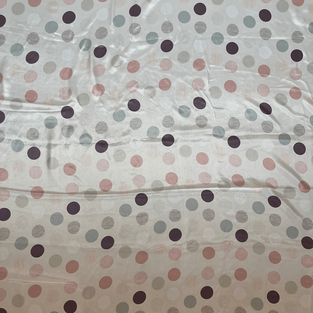 White Pink-Grey Polka Dot Jaiñsem