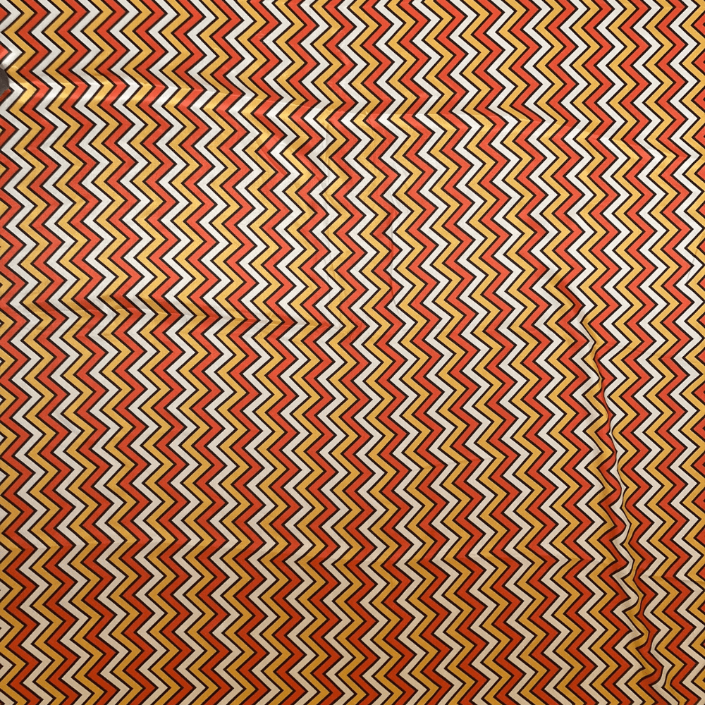 Orange-White Zigzag Jaiñsem